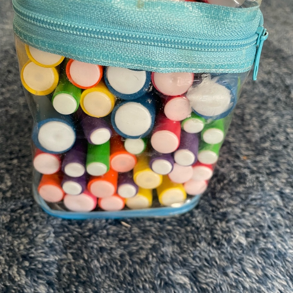 Transparent Storage Bag with Multicolor Contents - Picture 3 of 4